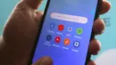 Tampilan Firefox Lite pada ponsel berbasis Android saat peluncuran Firefox Lite dan ScreenshotGo di Jakarta, Kamis (1/11). Mozilla mengumumkan rebranding dari produk mobile browser bernama Firefox Lite. (Merdeka.com/Arie Basuki)