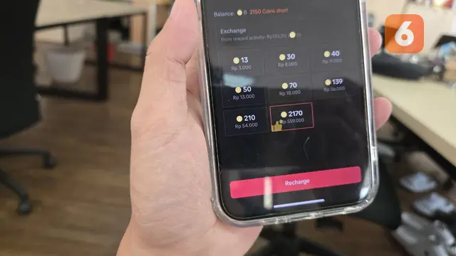 Gift Paus TikTok yang bisa diberikan kepada kreator saat live streaming (Liputan6.com/ Agustin Setyo Wardani)