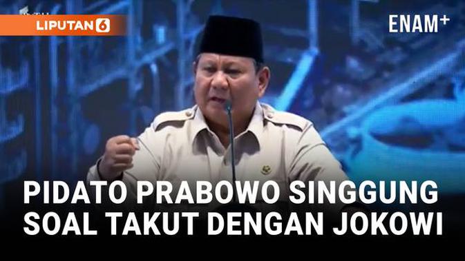 Pidato Prabowo Pidato Singgung Takut dengan Jokowi Saat Resmikan Pabrik di Cilegon