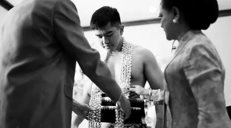 Kaesang Pangarep lakoni siraman jelang nikah (Bridestory/MORDEN)