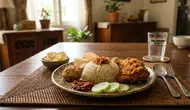 Resep Nasi Uduk Ayam Crispy Gurih dan Renyah Antigagal