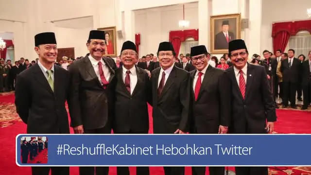 Daily TopNews hari ini akan menyajikan berita seputar hashtag #ReshuffleKabinet yang hebohkan Twitter, dan 10 warisan budaya Indonesia yang diakui dunia.