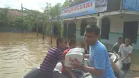 Banjir melanda Gunungkidul menyebabkan siswa di sejumlah sekolah libur.