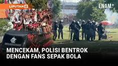 Bentrok terjadi antara polisi Rio de Janeiro dan ribuan suporter Flamengo di dekat bandara internasional Galeão pada Rabu, ketika skuad Rubro-Negro bersiap terbang ke Peru untuk final Copa Libertadores melawan Palmeiras.