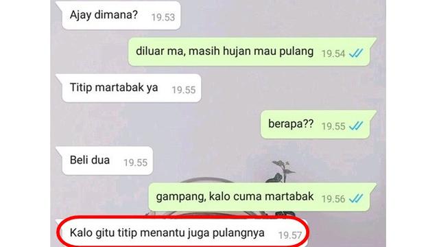 5 Chat Ibu Minta Menantu Ke Anak Ini Bikin Geleng Kepala Hot Liputan6 Com