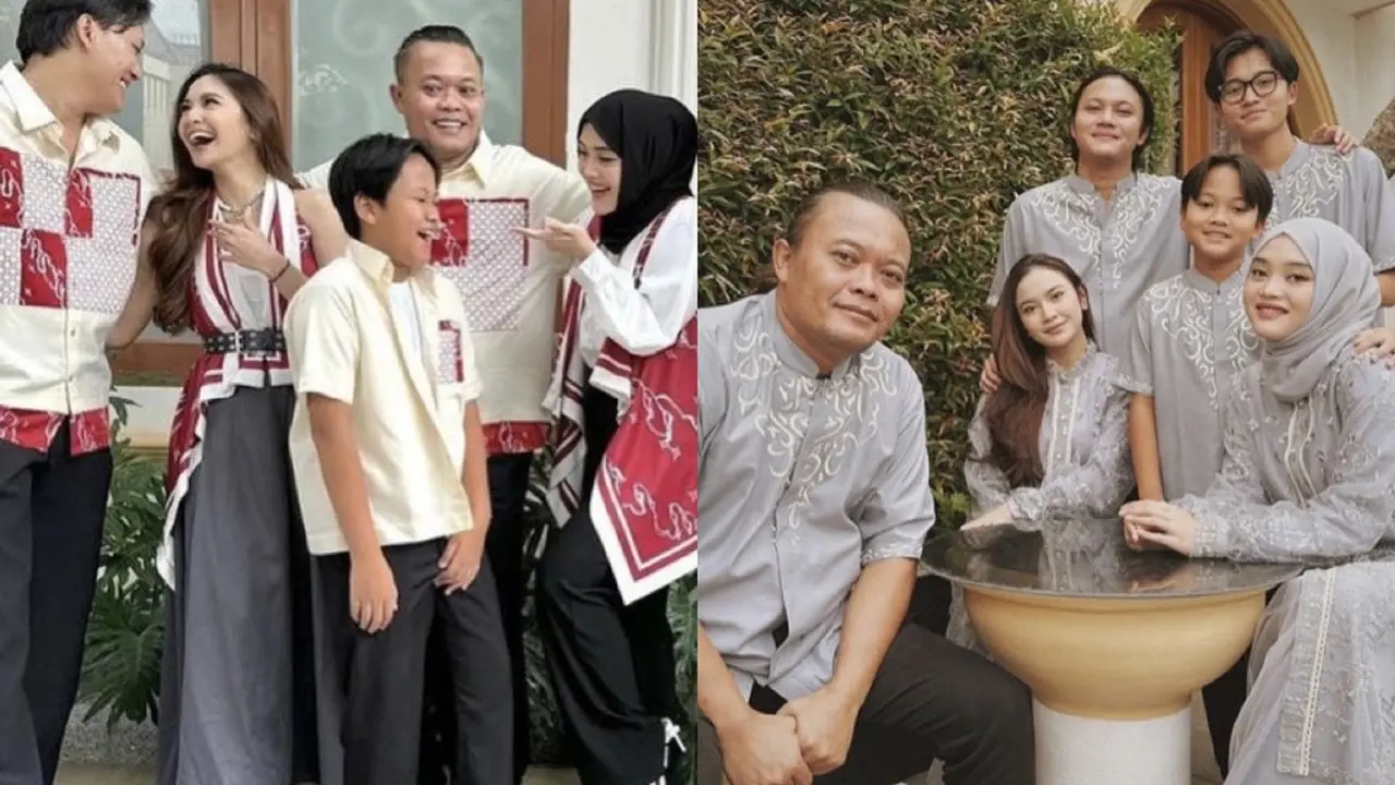 Gaya Mahalini Rayakan Lebaran Dua Tahun Berturut