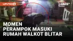 Viral! Rekaman CCTV Diduga Momen Rumah Dinas Wali Kota Blitar Dimasuki Perampok