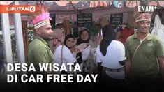 Kementerian Pariwisata Republik Indonesia kembali menghadirkan program tahunan bergengsi yakni Anugerah Desa Wisata Indonesia (ADWI) 2024 dengan menampilkan produk kreatif dari 50 Desa Wisata Terbaik di Kawasan Car Free Day, pada Minggu (17/11/2024).