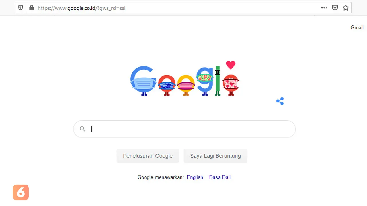 Google Doodle Ajak Pengguna Pakai Masker