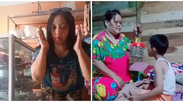 Aksi Lucu Ibu-ibu saat Main TikTok ini Bikin Tepuk Jidat