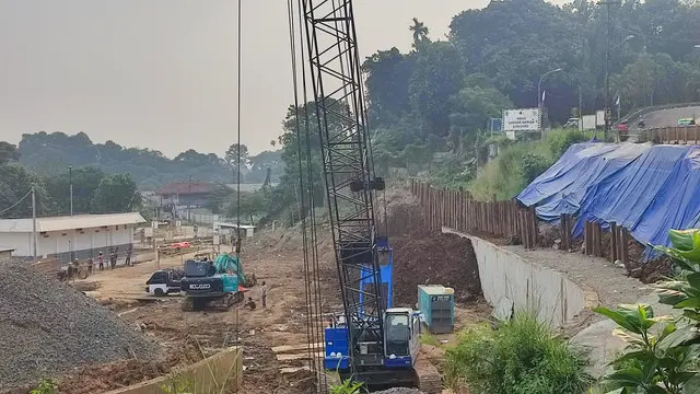 Getaran Proyek Stasiun Batu Tulis Bogor Terasa Seperti Gempa