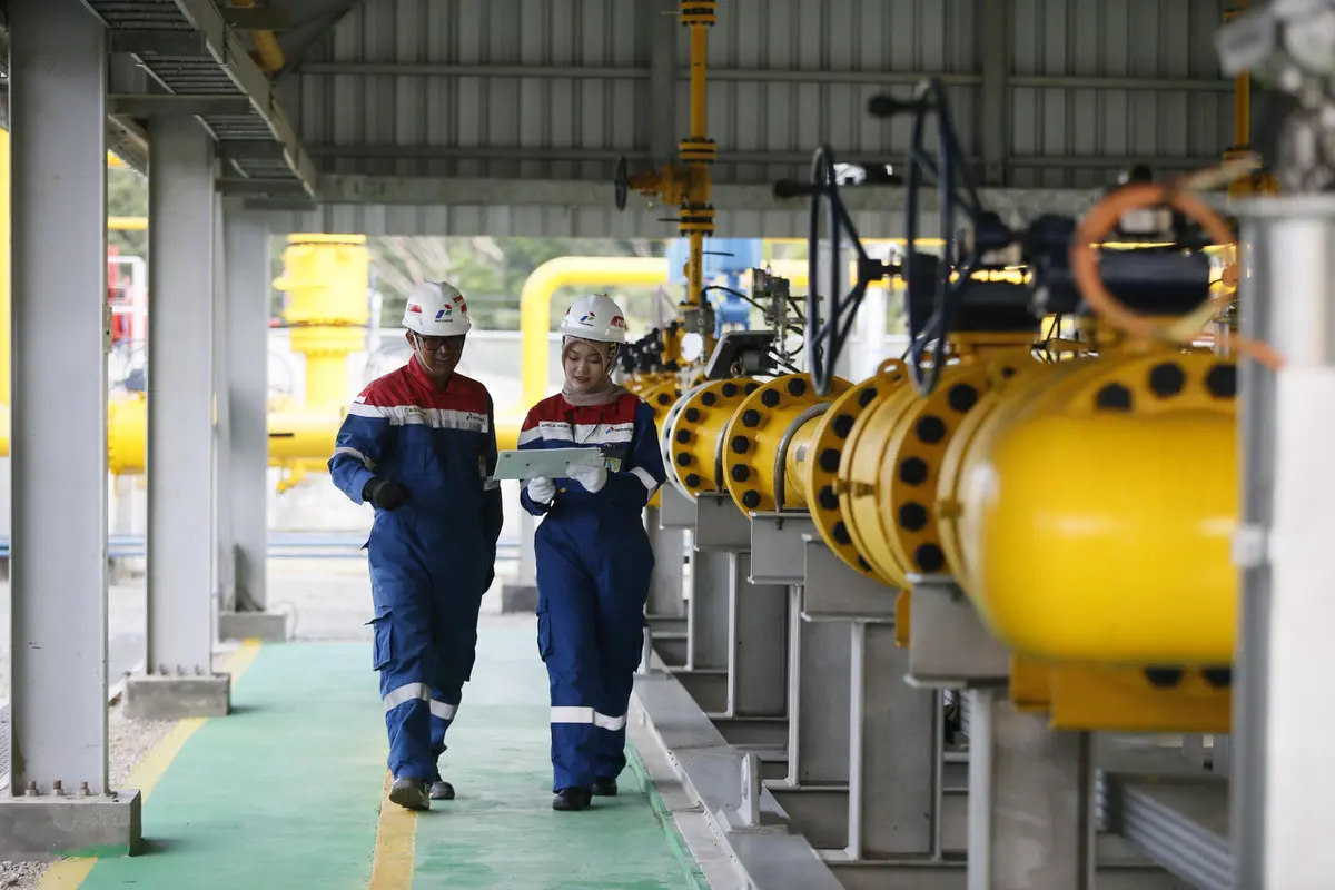 PT Pertamina Gas (Pertagas) berperan dalam mendukung kelancaran operasional RDMP Balikpapan dari sisi suplai gas. Dok Pertamina
