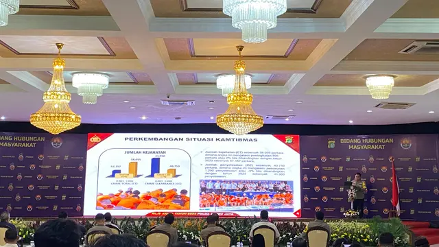 Kapolda Metro Jaya Irjen Pol Karyoto menyampaikan rilis akhir tahun 2024, Selasa (31/12/2024)