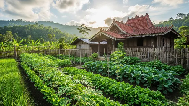 Jenis Tanaman Ini Cocok untuk Konsep Slow Living di Desa/Gemini AI