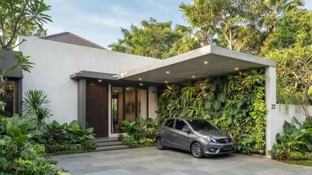 Model Carport Minimalis yang Tidak Terlihat Seperti Area Parkir