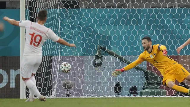 Foto Piala Eropa: Mbappe Gagal Penalti, Swiss Stop Perjuangan Prancis di Euro 2020