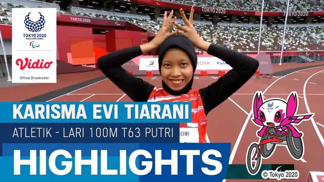 Berita Video, Highlights Pertandingan Lari 100 Meter pada Sabtu (4/9/2021)