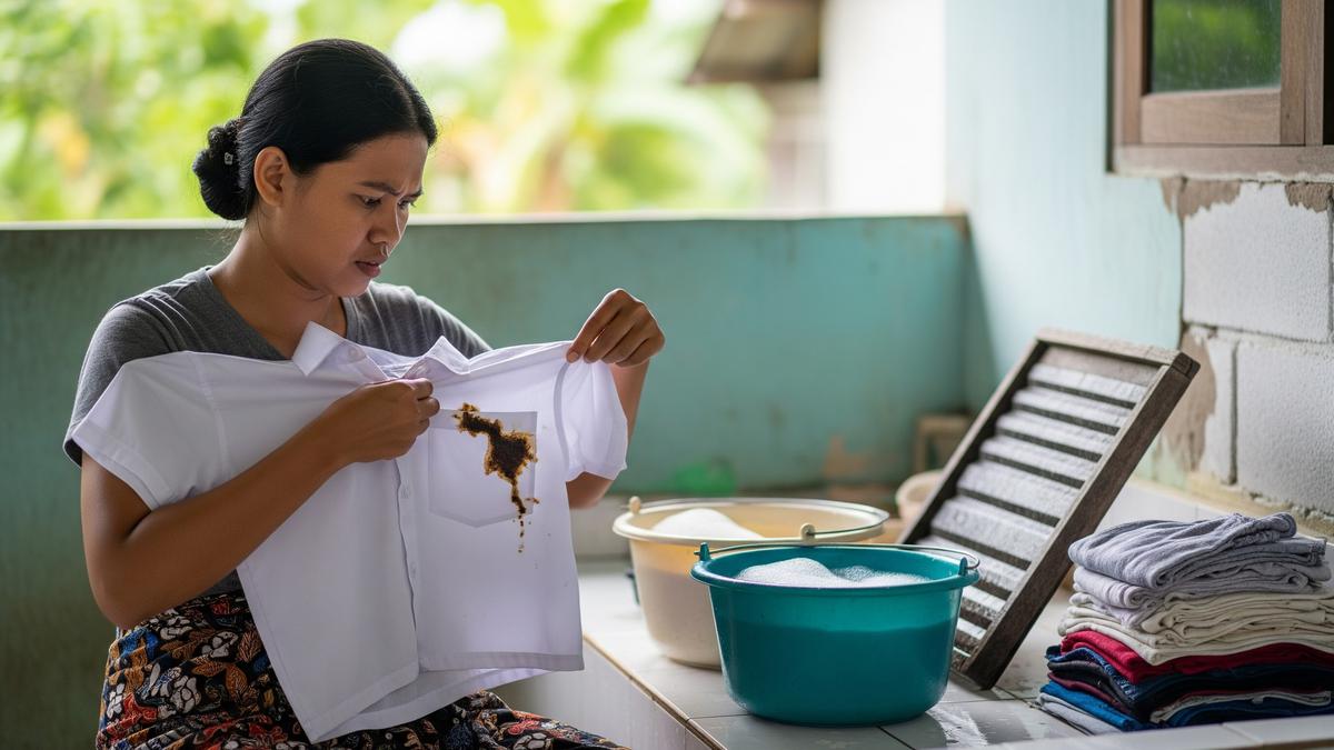 Cara Menghilangkan Noda Minyak di Baju, Bisa Bersih Seperti Baru