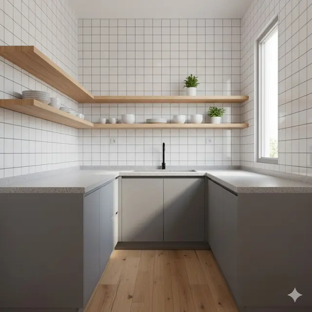 Ide Dapur Minimalis Hemat Ruang di Rumah 1 Lantai Sempit