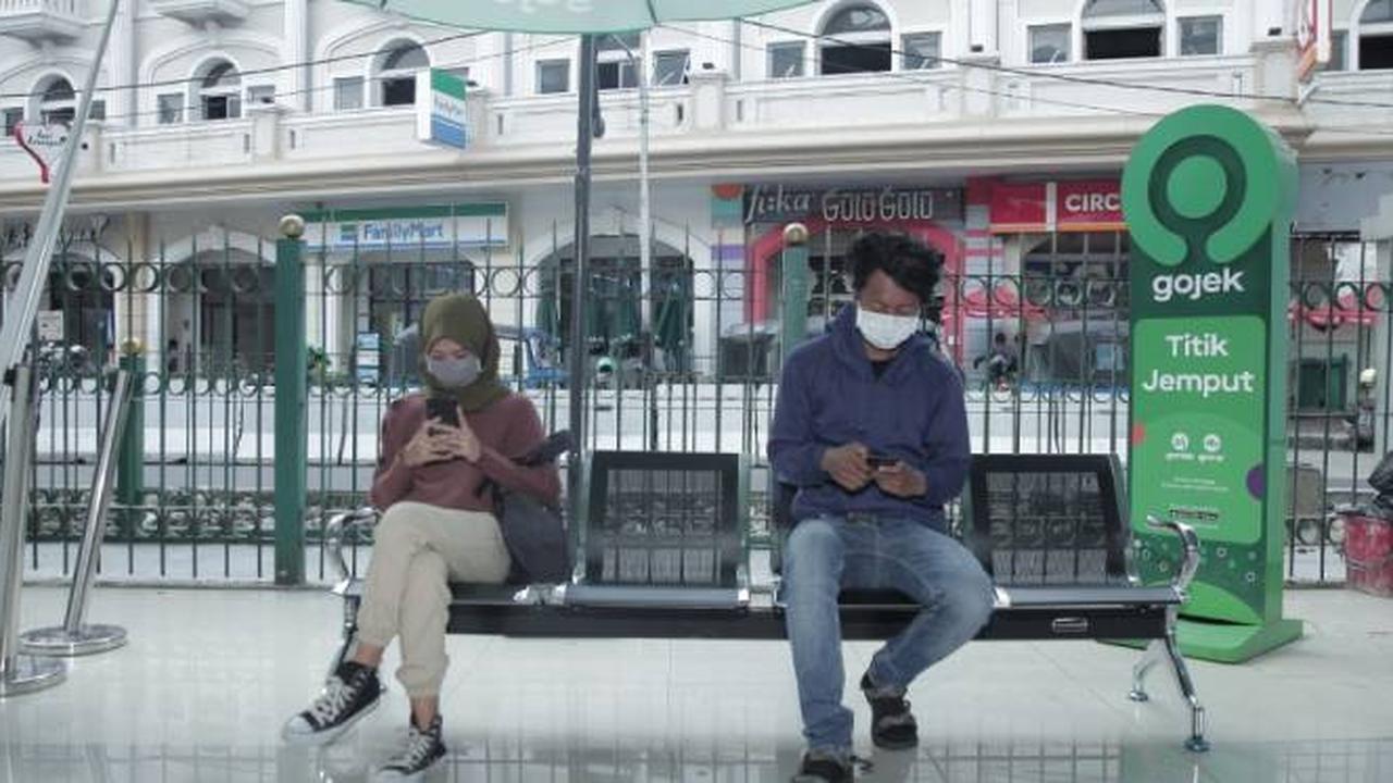 Layanan GoRide Instan hadir di Stasiun Juanda, Stasiun Sudirman, Stasiun Tanah Abang, dan segera menyusul di Stasiun Pasar Senen.Dok: Gojek