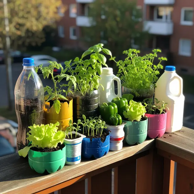 Cara Membuat Kebun Mini Sayuran dengan Pot Plastik Bekas di Rumah