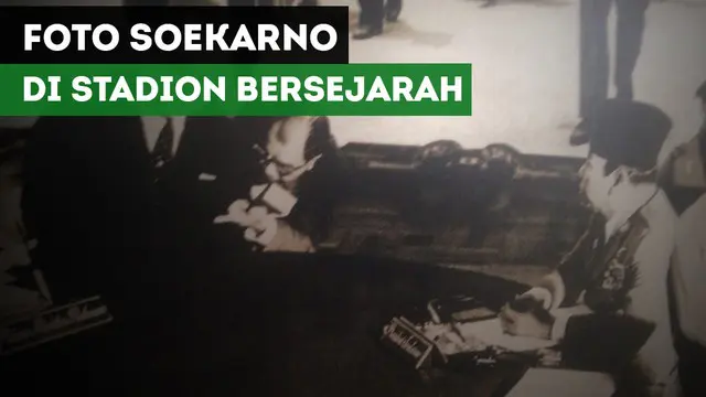 VIDEO: Stadion Bersejarah Malaysia dengan Foto Presiden RI Pertama