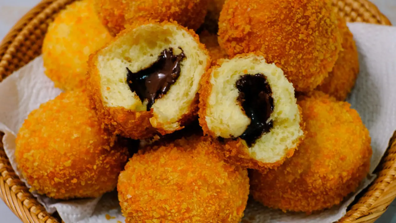 roti goreng coklat