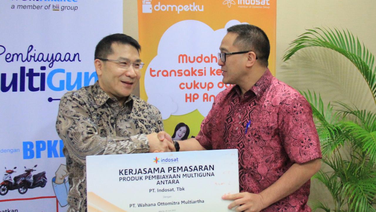 Kerjasama Indosat-WOM Finance Permudah Pelanggan Pinjam Dana