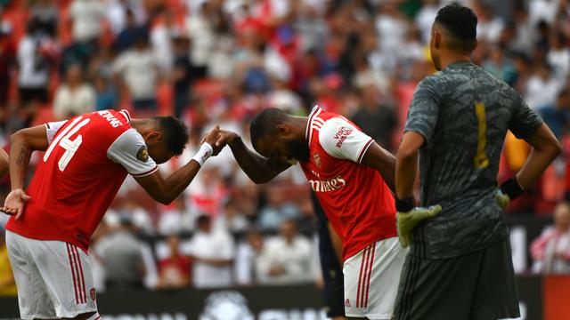 Arsenal v Real Madrid - ICC 2019 - Pierre-Emerick Aubameyang - Alexandre Lacazette