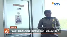 Polisi temukan satu proyektil peluru nyasar  DPR di ruang fraksi PDIP Effendy Simbolon.