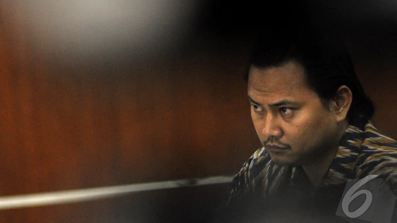 Gaya Riefan Avrian Saat Mengikuti Sidang Lanjutan