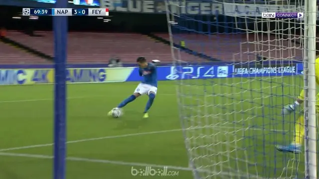 VIDEO: Highlights Liga Champions, Napoli Vs Feyenoord 3-1