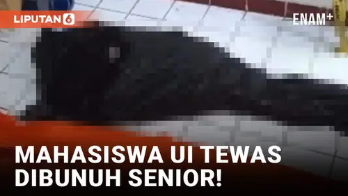 VIDEO: Dibunuh Senior, Jasad Mahasiswa UI Ditemukan di Plastik Sampah di dalam Kamar Kos