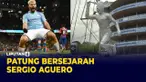 Manchester City Resmikan Patung Pencetak Gol Sergio Aguero