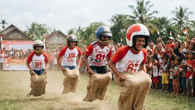 Lomba Kemerdekaan 17 Agustus 1945 HUT RI Ke-81 yang Unik