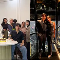 Sebagai sang kekasih, Shenina pun merayakan ulang tahun Angga dengan penuh kejutan. Mulai dari bersama keluarga Angga hingga dinner romantis berdua. (@angga)