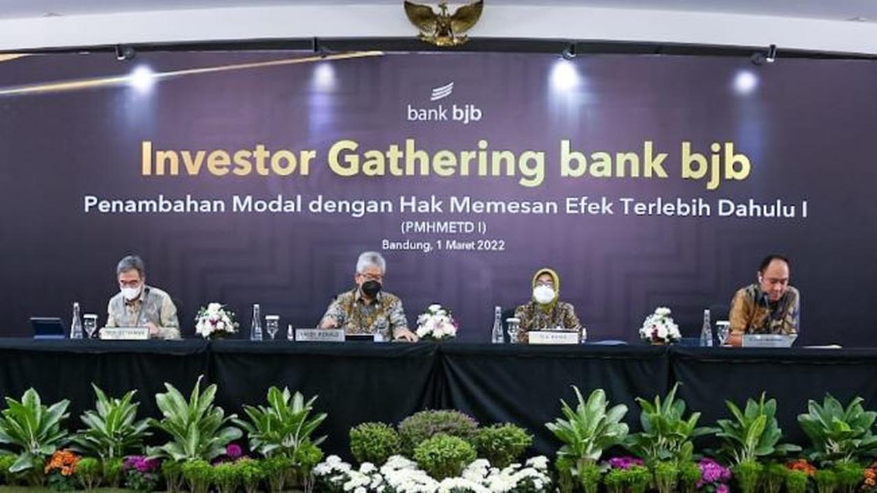 Investor gathering Bank BJB terkait penambahan modal dengan HMETD I (PMHMETD), Selasa (1/3/2022) (Dok: Bank BJB)