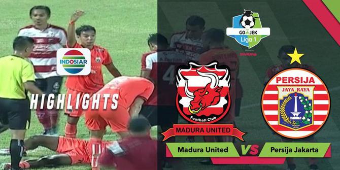 VIDEO: Tubrukan Keras Osas Saha dengan Pemain Madura United