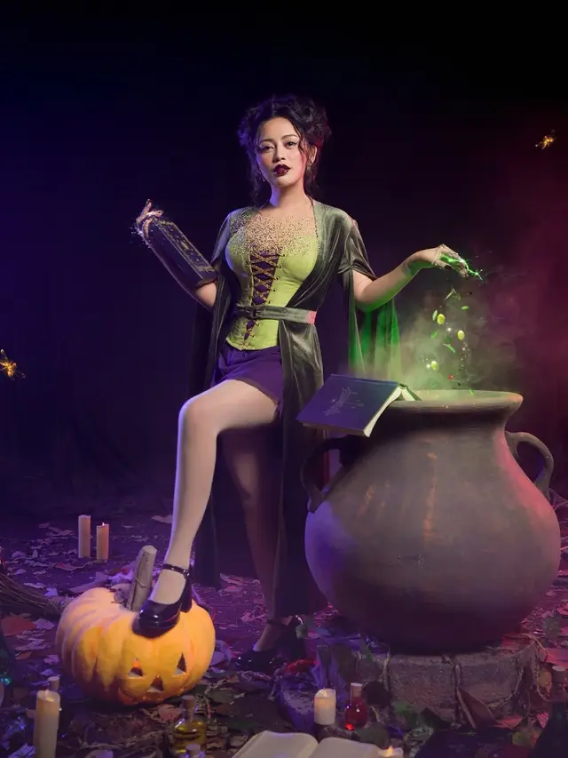 6 Potret Fuji, Rachel Vennya dan Erika Carlina Bertema Halloween, Kostum Totalitas