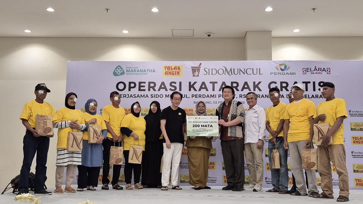 Sido Muncul Gelar Operasi Katarak Gratis 200 Mata di RS Maranatha, Bantu Pasien Kembali Melihat Terang