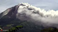 Gunung Sinabung Meletus Lagi, Status Waspada!