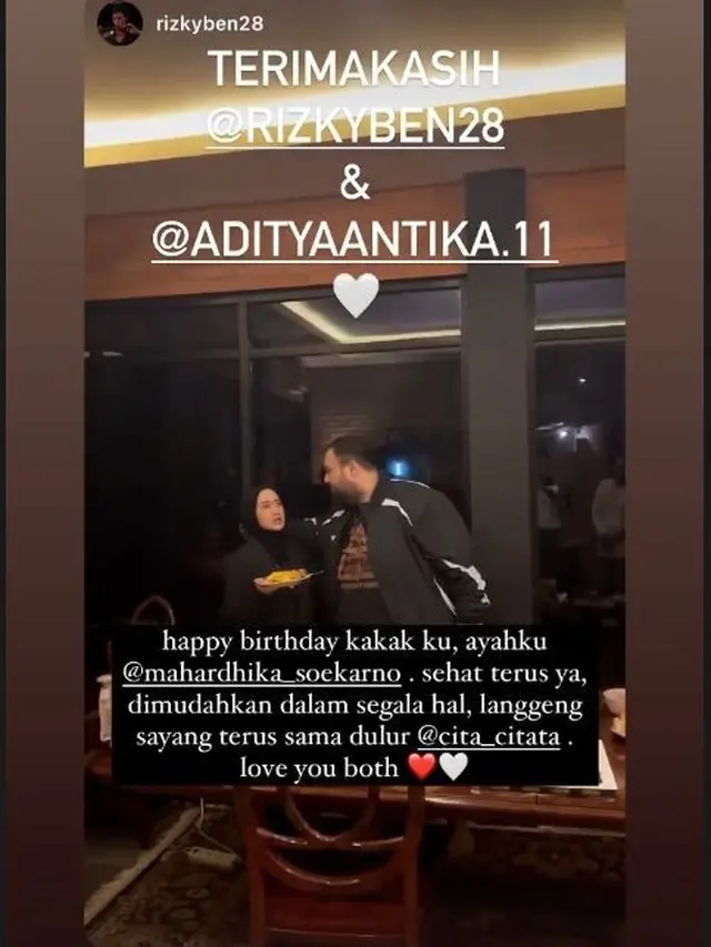 7 Potret Ulang Tahun Didi Mahardhika, Dikecup Cita Citata dan Disebut Suami