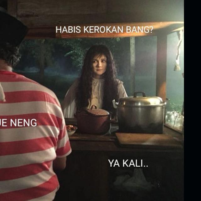 Seram Tapi Kocak 8 Meme Suzanna Bareng Tukang Sate Dijamin Ngakak Citizen6 Liputan6 Com