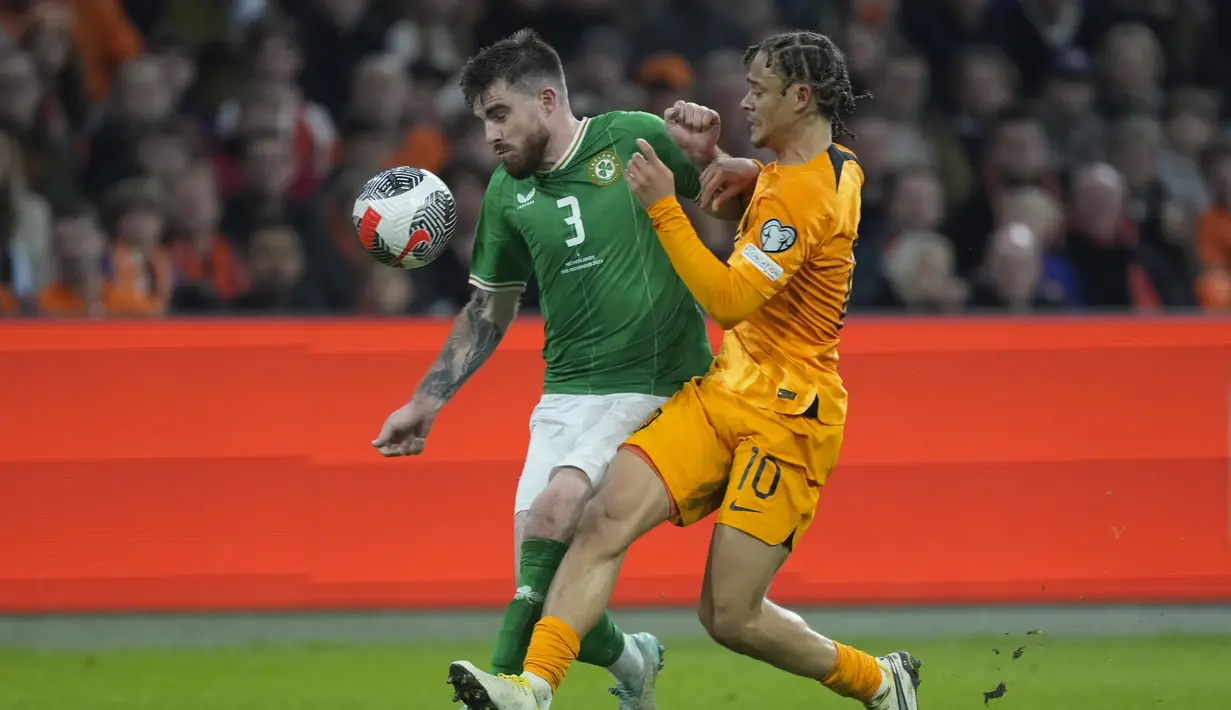 Irlandia sendiri menduduki peringkat empat dengan poin enam. Posisi itu tak akan berubah, apa pun hasil pertandingan terakhir Irlandia. (AP Photo/Peter Dejong)