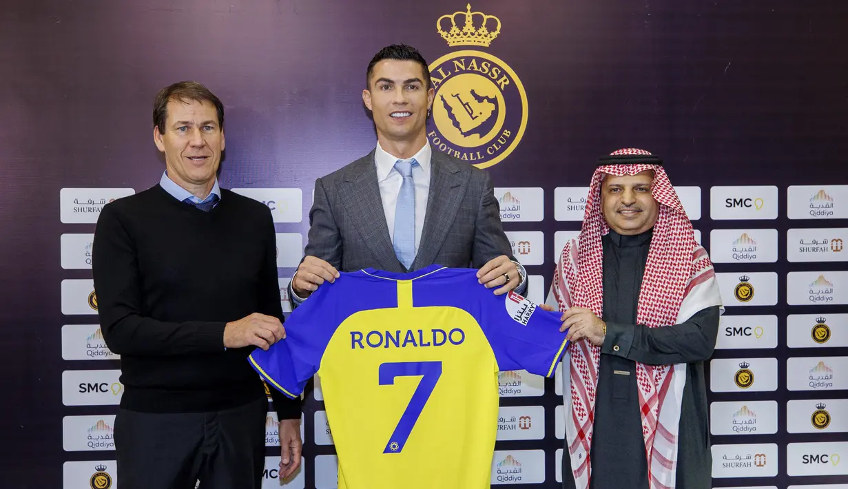 "Al Nassr mengumumkan bahwa pelatih kepala Rudi Garcia telah meninggalkan klub lewat kesepakatan bersama," demikian bunyi pernyataan Al Nassr di akun media sosialnya. (Photo by Jorge Ferrari / Al Nassr Football Club / AFP)