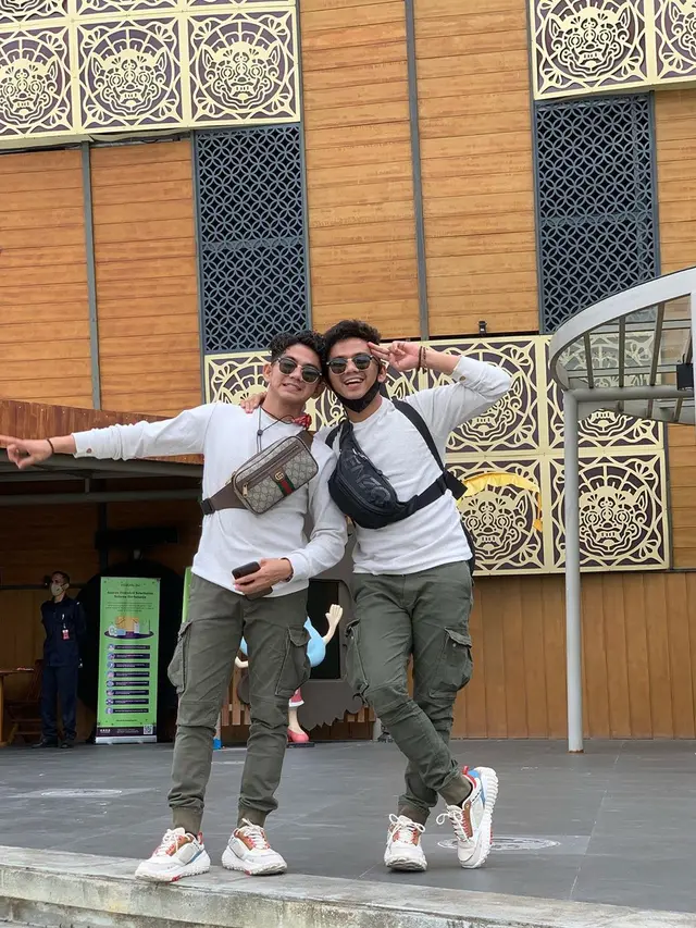 7 Momen Liburan Rizki dan Ridho D'Academy di Bali, Seru Banget