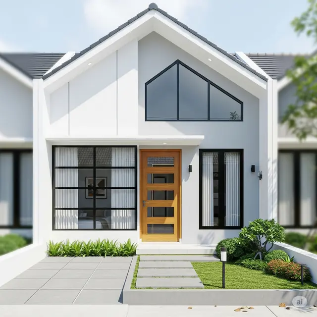 Desain Rumah Sederhana Ukuran 6x10 Meter.