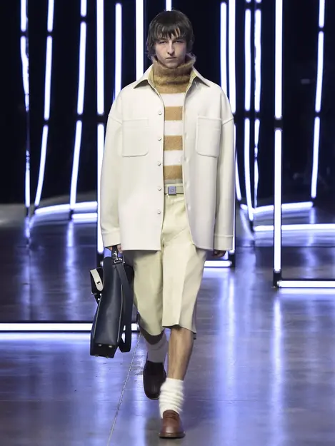Fendi Men S Fall Winter 2021 2022 Optimisme Dalam Permainan Ilusi Fashion Fimela Com