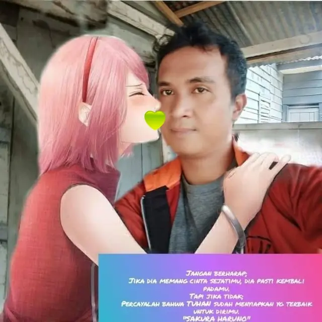 6 Editan Foto Pria Bareng Sakura di Anime Naruto ini Bikin Ketawa Geli