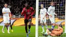 AC Milan pada akhirnya menang dengan skor 3-1. Pasukan Stefano Pioli kini berada pada posisi ketiga dengan 29 poin dan Frosinone tersendat di urutan ke-11 dengan 18 angka. (AP Photo/Luca Bruno)